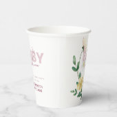  Wildbloemen in Bloom Baby shower Papieren Bekers (Rechts)