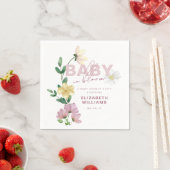  Wildbloemen in Bloom Baby shower Servet (Insitu)