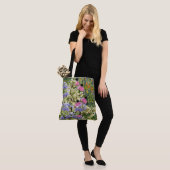 Wildbloemen in een weide bij Arles - Monogrammed Tote Bag (Op model)