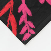 Wildbloemen in kleuren die POP! Fleece Deken (Hoek)