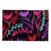 Wildbloemen in kleuren die POP! Kussensloop (Achterkant)