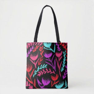 Wildbloemen in kleuren die POP! Tote Bag