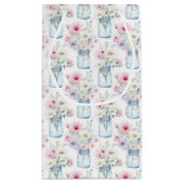 Wildbloemen in Mason Jars Happy Moederdag Klein Cadeauzakje