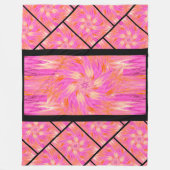 Wildbloemen in Pastels 10 Fleece Deken (Voorkant)