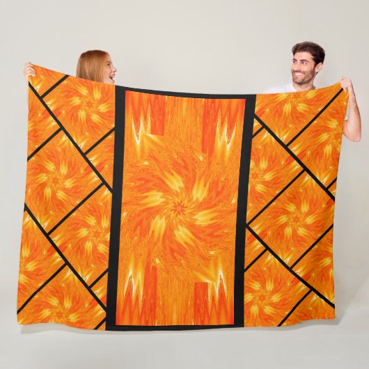 Wildbloemen in Pastels 11 Fleece Deken (In situ)