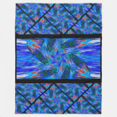 Wildbloemen in Pastels 12 Fleece Deken (Voorkant)