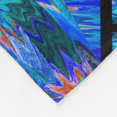 Wildbloemen in Pastels 12 Fleece Deken (Hoek)