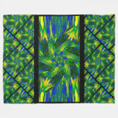 Wildbloemen in Pastels 13 Fleece Deken (Voorkant (Horizontaal))