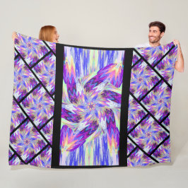 Wildbloemen in Pastels 1 Fleece Deken