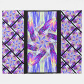 Wildbloemen in Pastels 1 Fleece Deken (Voorkant (Horizontaal))