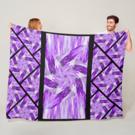 Wildbloemen in Pastels 6 Fleece Deken