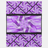 Wildbloemen in Pastels 6 Fleece Deken (Voorkant)