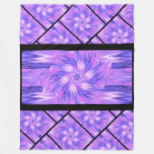 Wildbloemen in Pastels 9 Fleece Deken (Voorkant)