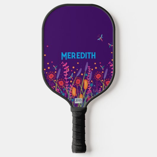 Wildbloemen Inspirativiteit Professioneel Modern P Pickleball Paddle (Voorkant)