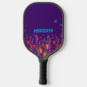 Wildbloemen Inspirativiteit Professioneel Modern P Pickleball Paddle (Achterkant)