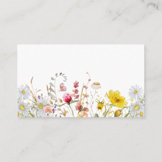 Wildbloemen Kaart Raffle Enclosure (Achterkant)