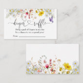 Wildbloemen Kaart Raffle Enclosure (Voorkant / Achterkant)