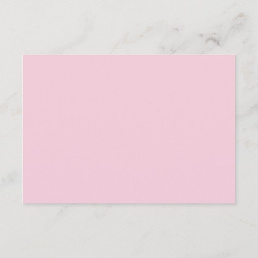 Wildbloemen Kaart van luier Raffle (Achterkant)