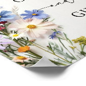 Wildbloemen Kaarten en cadeau Poster (Hoek)