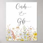 Wildbloemen Kaarten & Giften Poster (Voorkant)