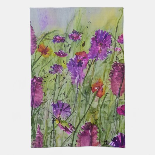 Wildbloemen Kitchen Towel Theedoek (Verticaal)