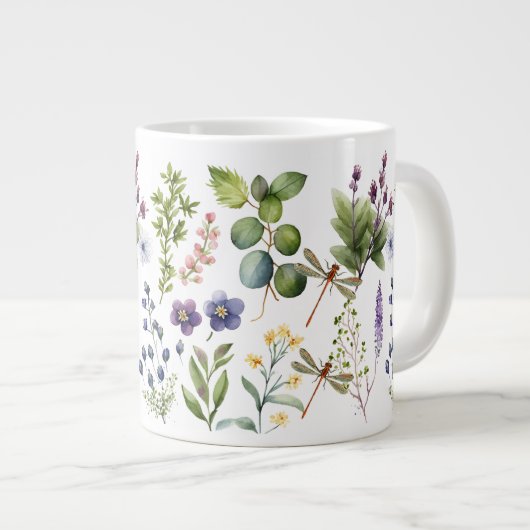 Wildbloemen & Kruiden Grote Koffiekop (Voorkant rechts)