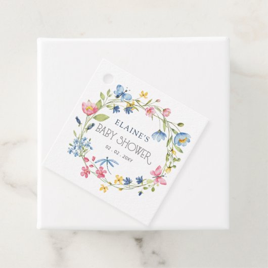 Wildbloemen Lentebloesems Bloemen Bloemen Bloemen  Bedankjes Labels (In situ)