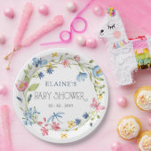 Wildbloemen Lentebloesems Bloemen Bloemen Bloemen  Papieren Bordje (Feest)