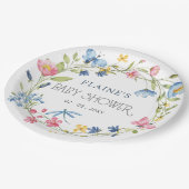 Wildbloemen Lentebloesems Bloemen Bloemen Bloemen  Papieren Bordje (Gekanteld)