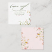 Wildbloemen luifel Raffle Informatiekaartje (Voorkant / Achterkant)