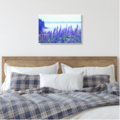 Wildbloemen Maine Lupine Bloemen Canvas Afdruk (Insitu (Slaapkamer))