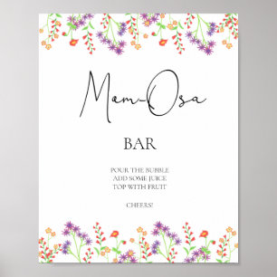 Wildbloemen \ Mam-osa bar Poster