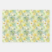 Wildbloemen Meadow Summer Foliage Boho Modern Inpakpapier Vel (Voorkant 3)