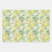 Wildbloemen Meadow Summer Foliage Boho Modern Inpakpapier Vel (Voorkant 2)
