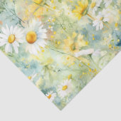 Wildbloemen Meadow Summer Foliage Boho Modern Tissuepapier (Detail)