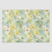 Wildbloemen Meadow Summer Foliage Boho Modern Tissuepapier (Voorkant)