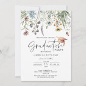 Wildbloemen Moderne Fotogradatie Partij Kaart (Voorkant)