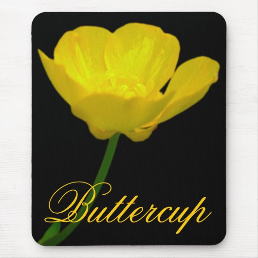 Wildbloemen Mousepad Buttercup Computer Gifts Muismat (Voorkant)