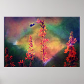 Wildbloemen N Bee Autumn Diamond Poster (Voorkant)