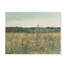 Wildbloemen. Olieverf op doek.  weide