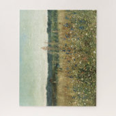 Wildbloemen. Olieverf op doek.  weide Legpuzzel (Verticaal)