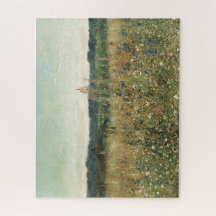 Wildbloemen. Olieverf op doek.  weide