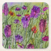 Wildbloemen Onderzetter (Voorkant)