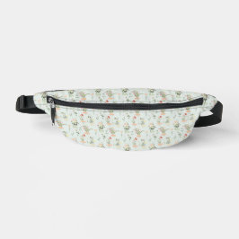 Wildbloemen op Bord Green Fanny Pack Heuptasje