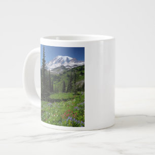 Wildbloemen op de berg Rainier Grote Koffiekop