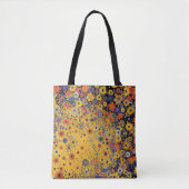 Wildbloemen op gele achtergrond tote bag (Voorkant)
