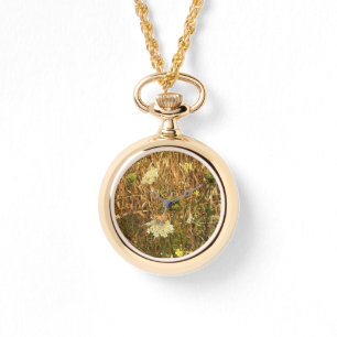 Wildbloemen op Kaapse Blanco, oregon Coast Horloge