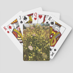Wildbloemen op Kaapse Blanco, oregon Coast Pokerkaarten