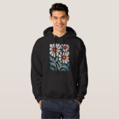 Wildbloemen Oversized Floral Boho Gift bloem Hoodie (Voorkant volledig)