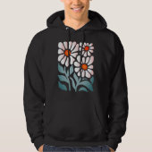 Wildbloemen Oversized Floral Boho Gift bloem Hoodie (Voorkant)